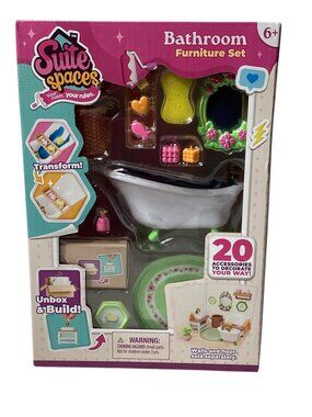 Goliath: Suite Spaces Bathroom Furniture Set, Includes 20 Accessories